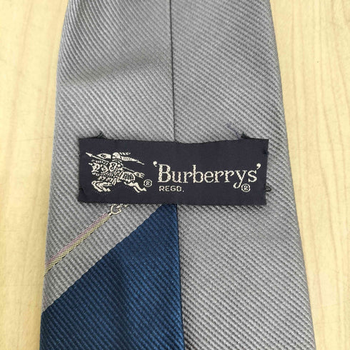 バーバリーズ BURBERRYS ロゴ刺繍シルクネクタイ メンズ